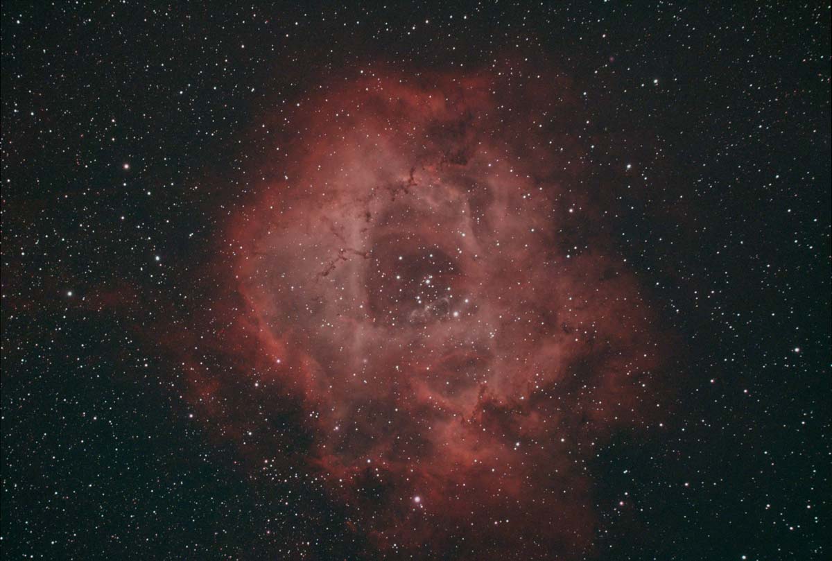 Rosette Nebula AStrotourism elaiolithos naxos