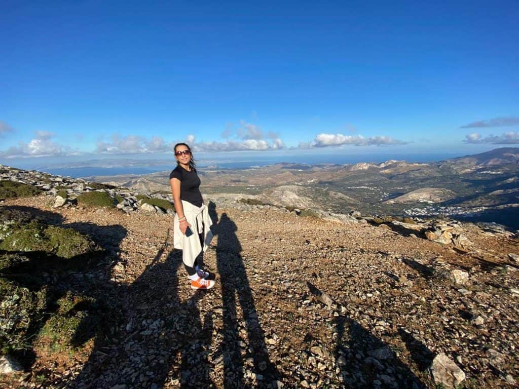 Hiking Mount Zas (Zeus Mountain) in Naxos