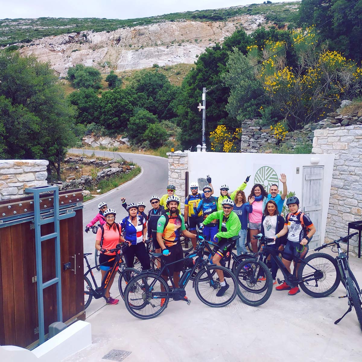 cycling in naxos