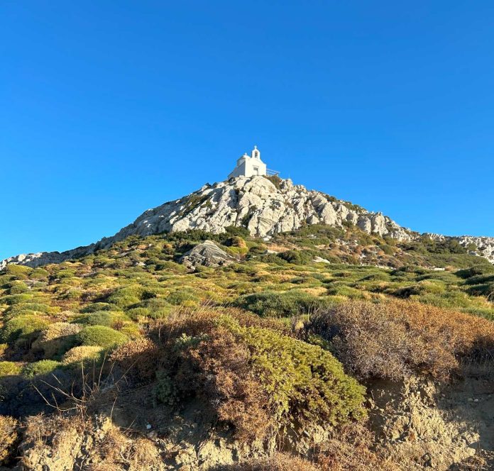 Profitis Elias' Chapel: A Must-Do Hike in Naxos for Breathtaking Views, Sunsets, and Spiritual Serenity Above ELaiolithos