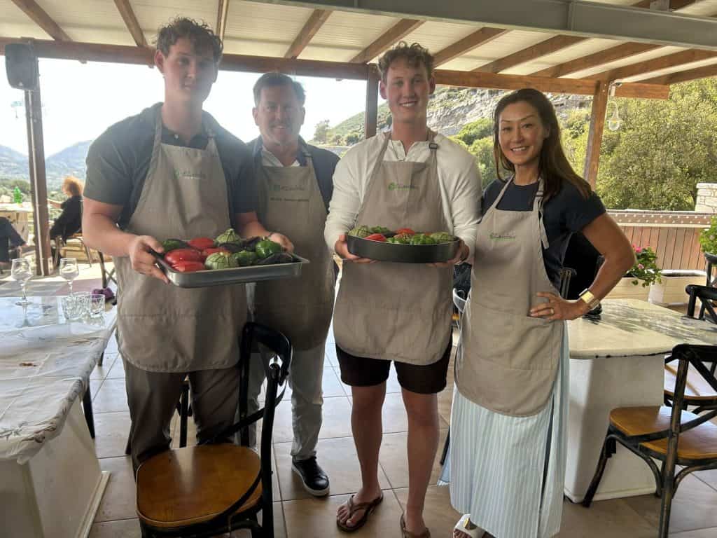 Family Cooking Class ELaiolithos Naxos