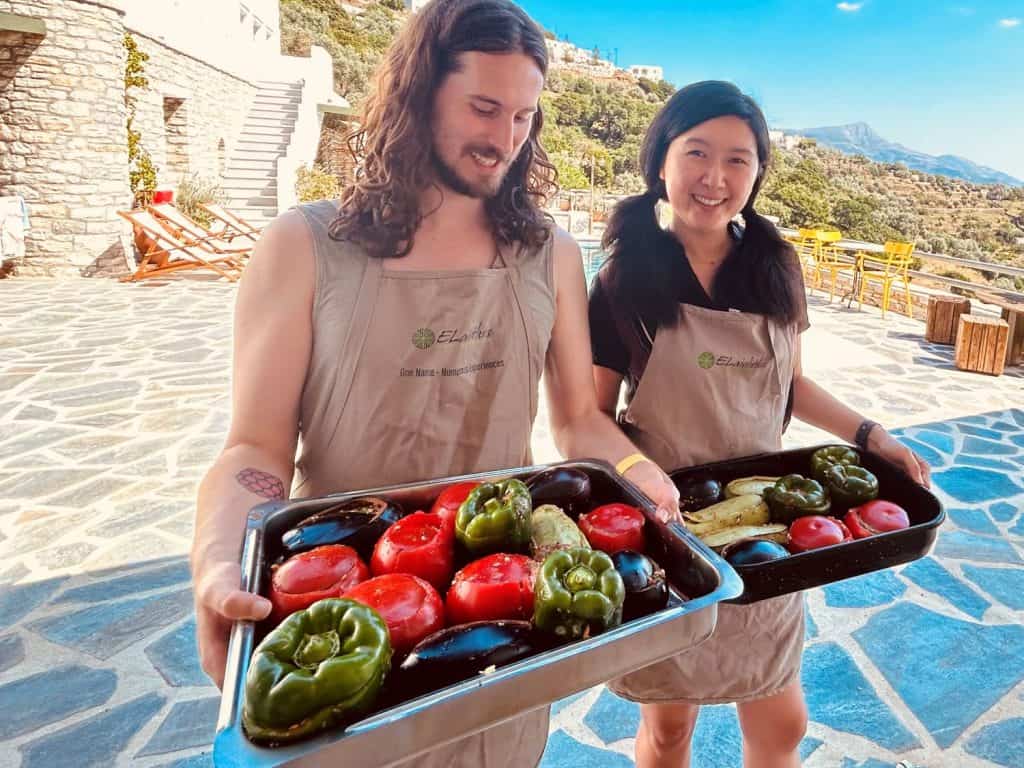 honeymooners cooking class experience